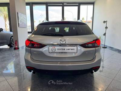 Mazda 6 Wagon 2.2 awd 175cv 6at Uniprop Head-Up Navi Grigio usata Giugliano in Campania