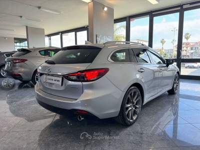 Mazda 6 Wagon 2.2 awd 175cv 6at Uniprop Head-Up Navi Grigio usata Giugliano in Campania