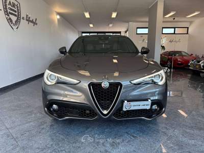 Alfa Romeo Stelvio 2.2 t Q4 210cv auto Pelle Tetto Full Da Vetrina Grigio usata Giugliano in Campania