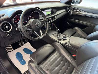 Alfa Romeo Stelvio 2.2 t Q4 210cv auto Pelle Tetto Full Da Vetrina Grigio usata Giugliano in Campania