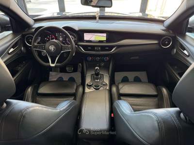 Alfa Romeo Stelvio 2.2 t Q4 210cv auto Pelle Tetto Full Da Vetrina Grigio usata Giugliano in Campania
