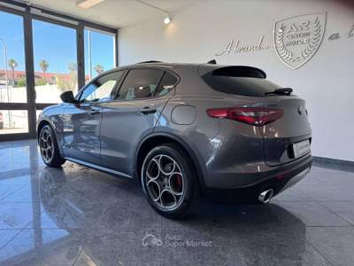 Alfa Romeo Stelvio 2.2 t Q4 210cv auto Pelle Tetto Full Da Vetrina Grigio usata Giugliano in Campania