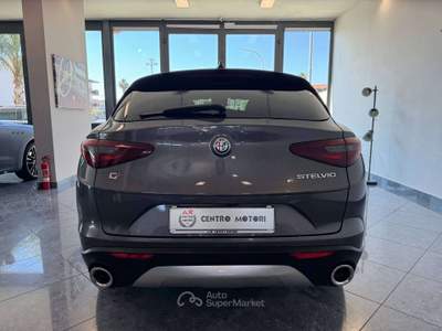 Alfa Romeo Stelvio 2.2 t Q4 210cv auto Pelle Tetto Full Da Vetrina Grigio usata Giugliano in Campania