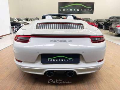 Porsche 911 991 3.0 Carrera 4 GTS cabrio 450cv UNICO PROPRIETARIO ITALIANA TAGIANDI PORSCHE COLOR GESSO CAPOTTE E INTERNO BLU Grigio usata Botticino