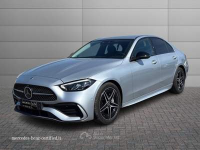 Mercedes-Benz Classe C C 220 d mhev amg line advanced 4matic 197cv auto Argento usata Cuneo
