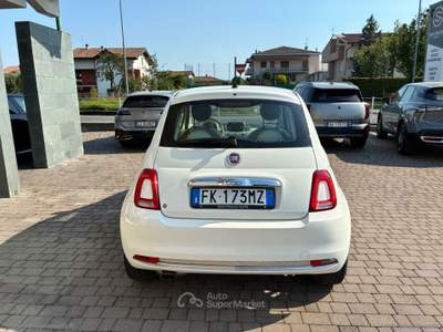 Fiat 500 500 1.2 Lounge NEOPATENTATI Bianco usata San Paolo d'Argon