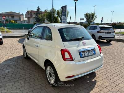 Fiat 500 500 1.2 Lounge NEOPATENTATI Bianco usata San Paolo d'Argon