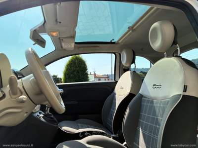 Fiat 500 500 1.2 Lounge NEOPATENTATI Bianco usata San Paolo d'Argon