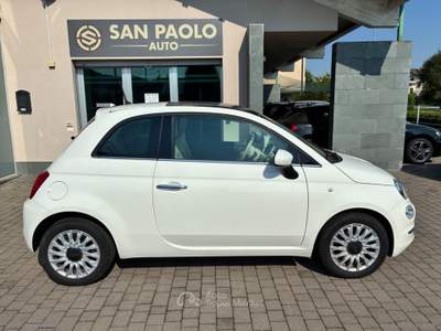 Fiat 500 500 1.2 Lounge NEOPATENTATI Bianco usata San Paolo d'Argon