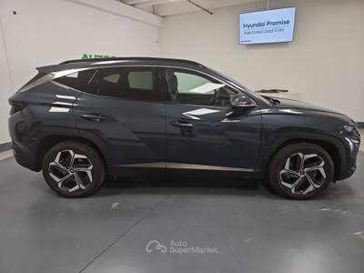 Hyundai Tucson 1.6 hev Exellence Lounge Pack 2wd auto Blu/Azzurro usata Brescia