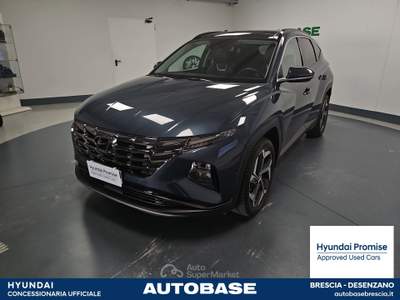 Hyundai Tucson 1.6 hev Exellence Lounge Pack 2wd auto Blu/Azzurro usata Brescia