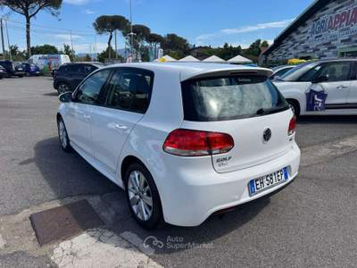 Volkswagen Golf Golf VI 1.6 TDI 105CV 5P TRENDLINE 2012 Bianco usata Latina