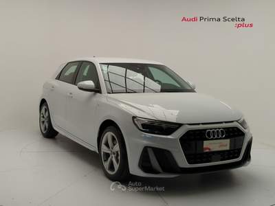 Audi A1 A1 SPB 30 TFSI S tronic S line edition Bianco usata Avellino