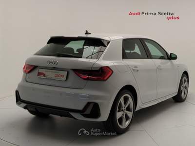 Audi A1 A1 SPB 30 TFSI S tronic S line edition Bianco usata Avellino
