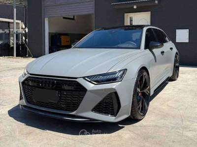 Audi RS 6 A6 V 2018 Avant Avant 4.0 mhev 25 years quattro tiptronic Grigio usata Massafra