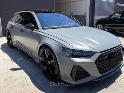 Audi RS 6 A6 V 2018 Avant Avant 4.0 mhev 25 years quattro tiptronic Grigio usata Massafra