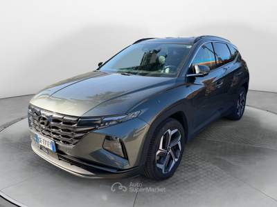 Hyundai Tucson 1.6 hev xtech 2wd auto Verde usata Fisciano
