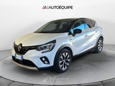 Renault Captur II 2019 1.6 E-Tech full hybrid Techno 145cv auto Bianco usata Roma