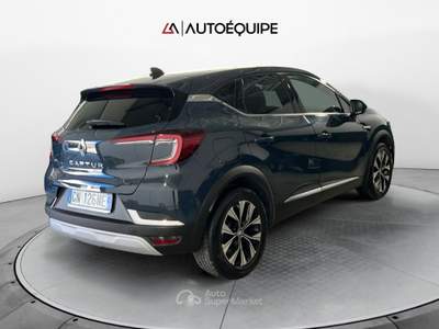 Renault Captur II 2019 1.6 E-Tech full hybrid Techno 145cv auto Blu/Azzurro usata Roma