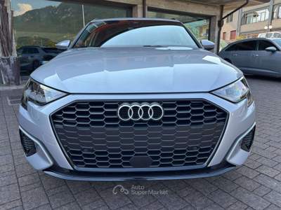 Audi A3 A3 Sportback 30 2.0 tdi s-tronic OPTIC BLACK GANCIO TRAINO Argento usata Sovere