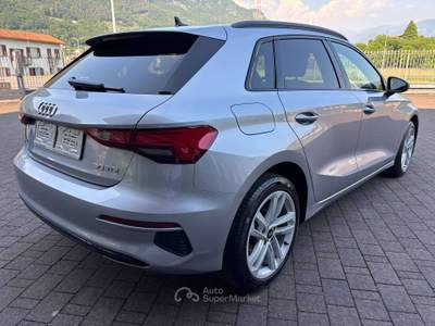 Audi A3 A3 Sportback 30 2.0 tdi s-tronic OPTIC BLACK GANCIO TRAINO Argento usata Sovere