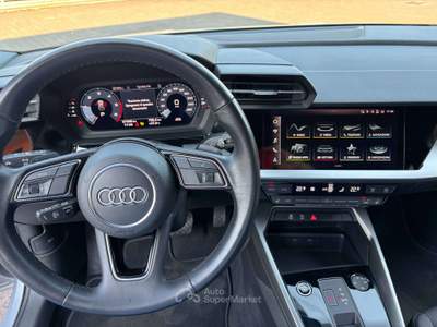 Audi A3 A3 Sportback 30 2.0 tdi s-tronic OPTIC BLACK GANCIO TRAINO Argento usata Sovere