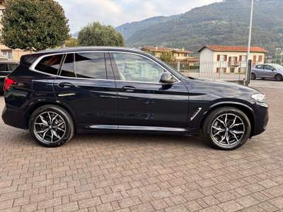 BMW X3 X3 X3 G01 xdrive30d mhev 48V Msport 249 cv auto Nero usata Sovere