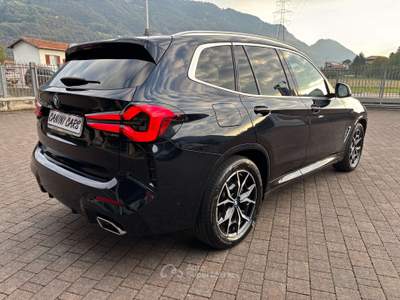 BMW X3 X3 X3 G01 xdrive30d mhev 48V Msport 249 cv auto Nero usata Sovere