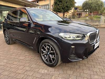 BMW X3 X3 X3 G01 xdrive30d mhev 48V Msport 249 cv auto Nero usata Sovere