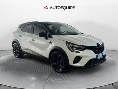 Renault Captur II 2019 1.6 E-Tech full hybrid Rive Gauche 145cv auto Bianco usata Roma