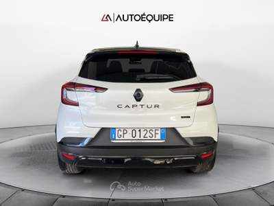 Renault Captur II 2019 1.6 E-Tech full hybrid Rive Gauche 145cv auto Bianco usata Roma
