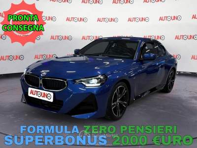 BMW Serie 2 220i 220i MSport Auto Blu/Azzurro usata Cavaria con Premezzo