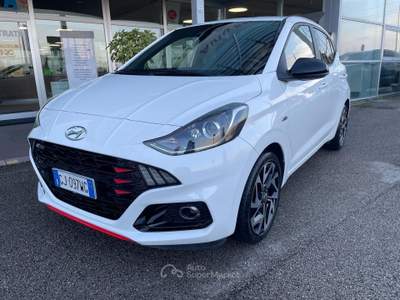 Hyundai i10 1.0 TGDI N Line Bianco usata Creazzo
