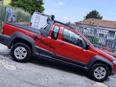 Fiat Strada Pick-up Cab.Lunga Adventure-ELD..!!!! Rosso usata Sepino