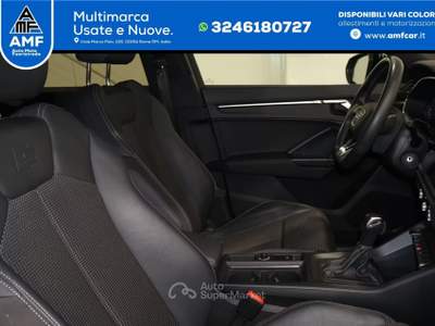 Audi Q3 Sportback 35 TFSI S line S Tronic Argento usata Roma