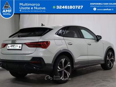 Audi Q3 Sportback 35 TFSI S line S Tronic Argento usata Roma