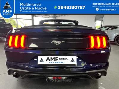 Ford Mustang 2.3l EcoBoost *Premium/SHZ/LED/Telecamera* Blu/Azzurro usata Roma