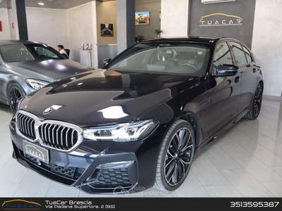BMW Serie 5 530e BMW 5 series 530 e PHEV M Sport #11006 Blu/Azzurro usata Mazzano