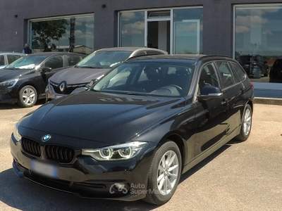 BMW Serie 3 318d 318d Touring Business Advantage aut. Nero usata Botrugno