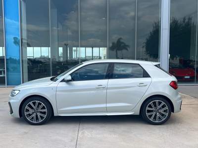 Audi A1 Spb 30 SLine possibilità noleggio no scoring Argento usata Gela