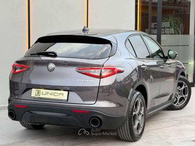 Alfa Romeo Stelvio 2.2 AT8 160 CV Super Rwd auto UNICO PROPRIETARIO ITALIANA Grigio usata Pomigliano d'Arco