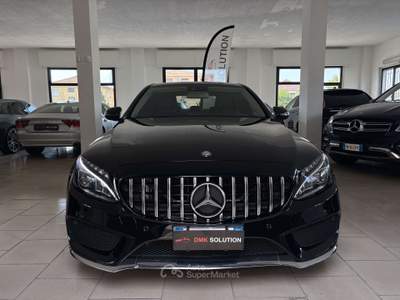 Mercedes-Benz Classe C W205 2014 Berlina Premium**AMG LINE** Nero usata Trezzano sul Naviglio