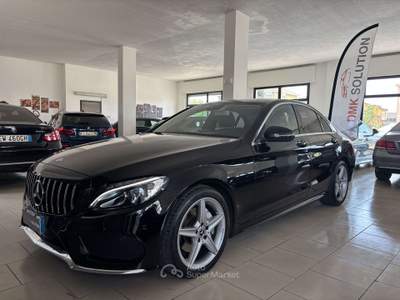 Mercedes-Benz Classe C W205 2014 Berlina Premium**AMG LINE** Nero usata Trezzano sul Naviglio