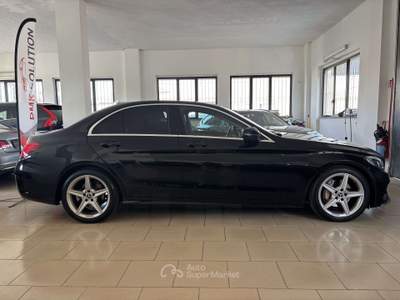 Mercedes-Benz Classe C W205 2014 Berlina Premium**AMG LINE** Nero usata Trezzano sul Naviglio