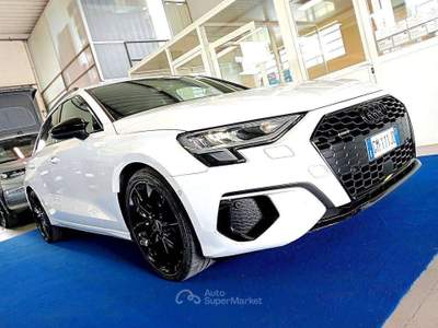 Audi A3 SPORTBACK 40 2.0 TDI 200CV SLINE QUATTRO 19" IDENTITY BLACK Bianco usata Creazzo