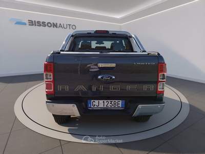 Ford Ranger 2.0 ecoblue double cab Limited 213cv auto Grigio usata Grumolo delle Abbadesse
