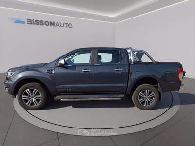 Ford Ranger 2.0 ecoblue double cab Limited 213cv auto Grigio usata Grumolo delle Abbadesse