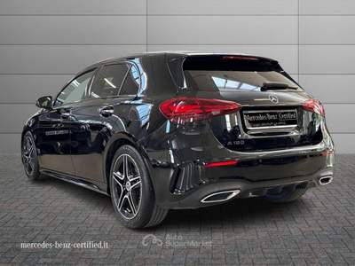 Mercedes-Benz Classe A  - a 180 amg line advanced plus auto Nero usata Rimini