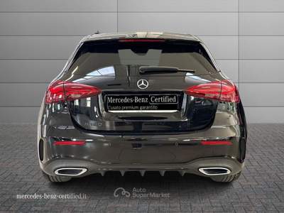 Mercedes-Benz Classe A  - a 180 amg line advanced plus auto Nero usata Rimini