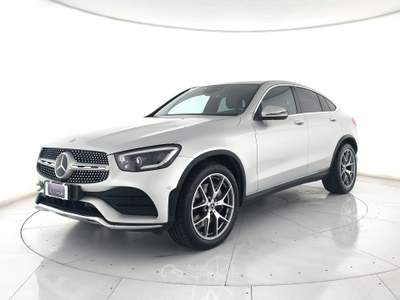Mercedes-Benz GLC Glc coupe 300 d premium plus 4matic auto camera 360+tetto pano+c.20" Argento usata Ghedi